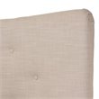 Hannah Queen Platform Bed in Beige