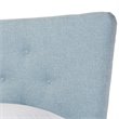 Hannah Queen Platform Bed in Light Blue