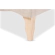 Fannie King Platform Bed in Beige
