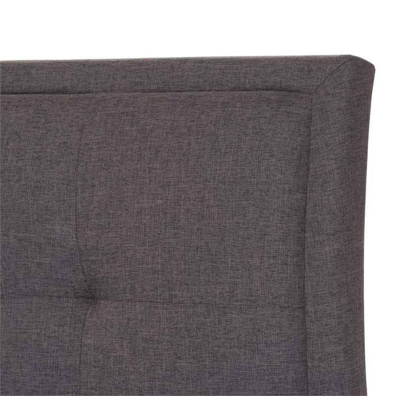 Lea Queen Platform Bed in Dark Gray