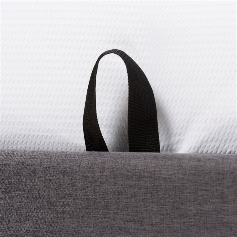Lea Queen Platform Bed in Dark Gray