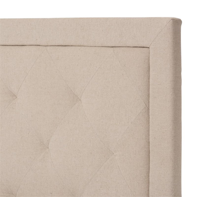 Paris Linen Twin Bed in Beige