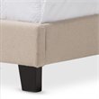 Paris Linen Twin Bed in Beige