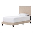 Paris Linen Twin Bed in Beige