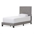 Paris Twin Bed in Gray