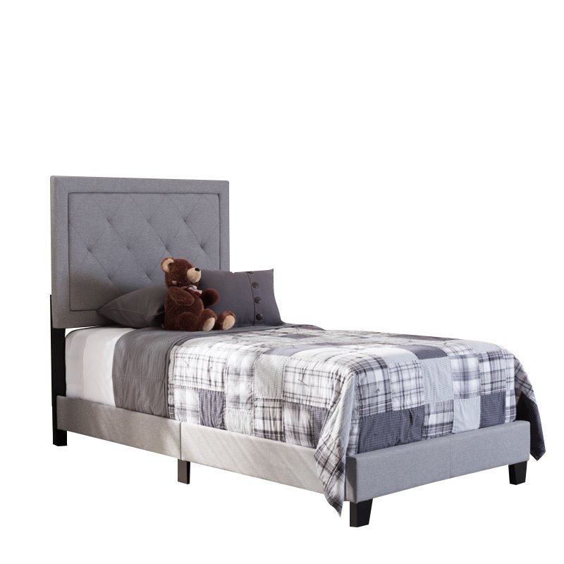 Paris Twin Bed in Gray