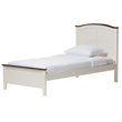 Harry Twin Platform Bed in Butter Milk