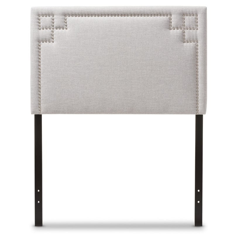 Geneva Upholstered Twin Headboard in Grayish Beige
