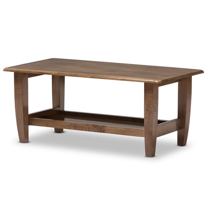 Pierce Wood Coffee Table in Walnut