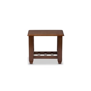 Larissa Wood End Table in Cherry