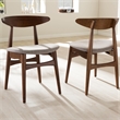 Flora Dining Chair in Light Gray (Set of 2)