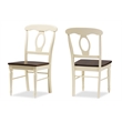 Napoleon Cottage Wooden Dining Chair in Cream (Set of 2)
