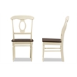 Napoleon Cottage Wooden Dining Chair in Cream (Set of 2)