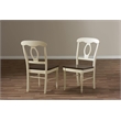 Napoleon Cottage Wooden Dining Chair in Cream (Set of 2)