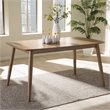 Edna Dining Table in Light Brown