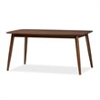 Flora Dining Table in Medium Brown