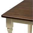 Napoleon Cottage Dining Table in Brown and Cream