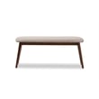 Flora 6 Piece Wood Dining Set in Medium Brown