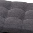 Roanoke Storage Bench in Dark Gray
