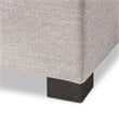Roanoke Storage Bench in Grayish Beige
