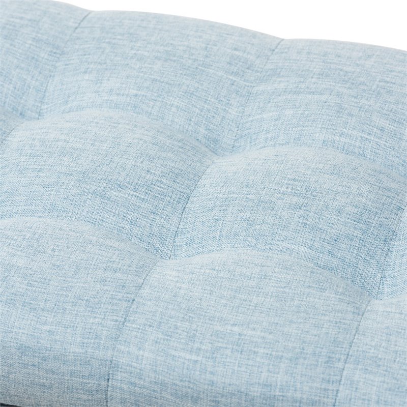 Roanoke Storage Bench in Light Blue