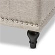 Kaylee Storage Bench in Beige