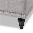 Kaylee Storage Bench in Grayish Beige