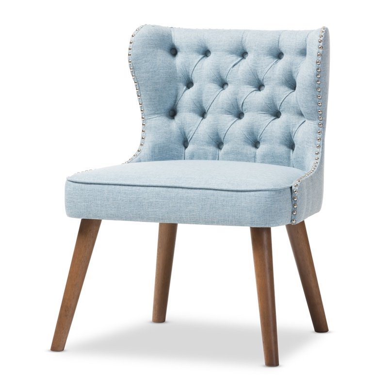 Scarlett Accent Chair in Light Blue