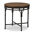 Austin End Table in Antique Bronze