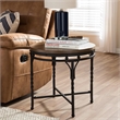 Austin End Table in Antique Bronze