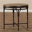 Austin End Table in Antique Bronze