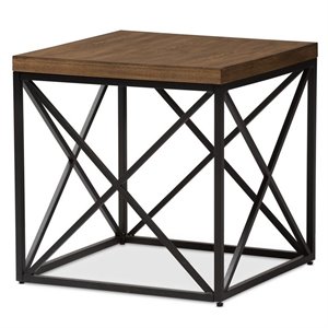 holden end table in antique bronze