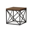 Holden End Table in Antique Bronze