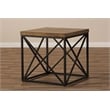 Holden End Table in Antique Bronze