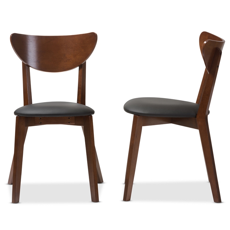 Sumner Wooden Dining Chair in Dark Walnut (Set of 2)