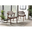 Elegant Dining Chair in Gray (Set of 2)