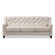 Arcadia Upholstered Sofa in Light Beige