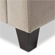 Arcadia Upholstered Sofa in Light Beige