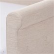 Baxton Studio Alena Fabric Daybed with Trundle in Light Beige
