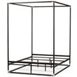 Baxton Studio Eva Queen Metal Canopy Bed in Black