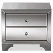 Baxton Studio Farrah Hollywood Regency Glamour Style Mirrored 2-Drawer End Table