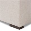 Baxton Studio Taylor Tufted Queen Storage Platform Bed in Beige