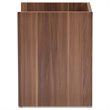 Baxton Studio Vanda 1 Drawer Wood Nightstand in Black and Walnut Brown