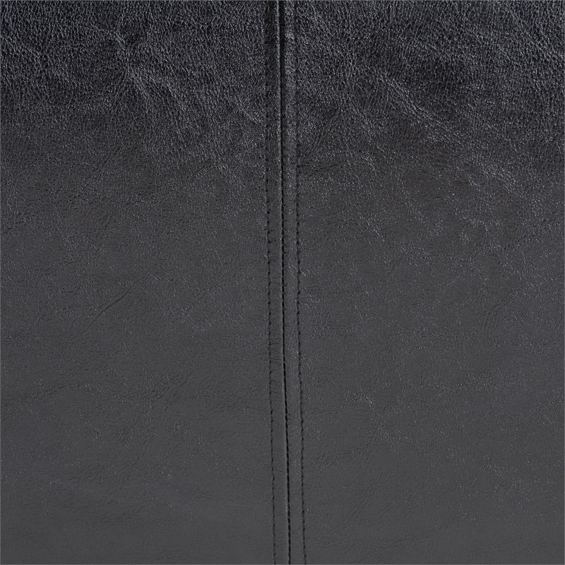 Baxton Studio Dennehy Faux Leather Multipurpose Storage Ottoman Bench