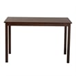 Baxton Studio Andrew Wood Dining Table in Dark Brown Espresso
