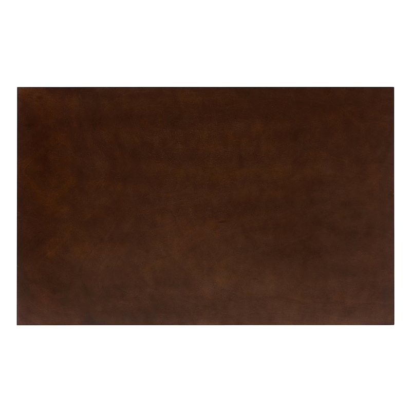 Baxton Studio Andrew Wood Dining Table in Dark Brown Espresso