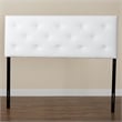 Baxton Studio Baltimore Faux Leather Tufted Full Panel Headboard