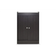 Baxton Studio Shoe Cabinet in Espresso