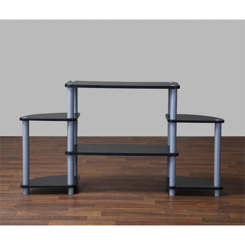 Details about   Baxton Studio Orbit 42" TV Stand in Black and Gray 