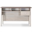 Baxton Studio Tyler Writing Desk in Dark Brown and Gray